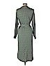 H&M 100% Viscose Green Casual Dress Size 6 - photo 2
