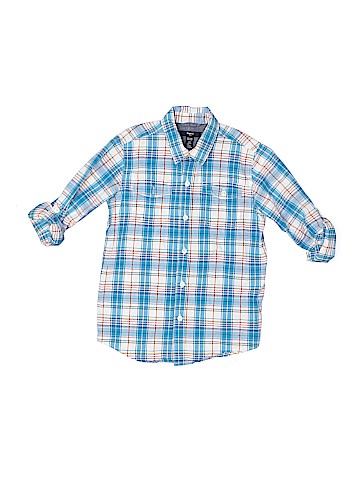Gap Kids Outlet Long Sleeve Button-Down Shirt (view 1)