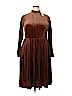ELOQUII Brown Casual Dress Size 14 - photo 1