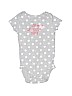 Carter's 100% Cotton Gray Short Sleeve Onesie 12-18 MO / 18 MO - photo 1