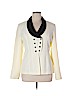Metro Style 100% Polyester Ivory Blazer Size 16 - photo 1