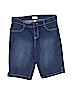 The Children's Place Solid Blue Denim Shorts Size 12 - photo 1