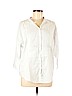 Elizabeth and James 100% Cotton White 3/4 Sleeve Button-Down Shirt Size XS - photo 1