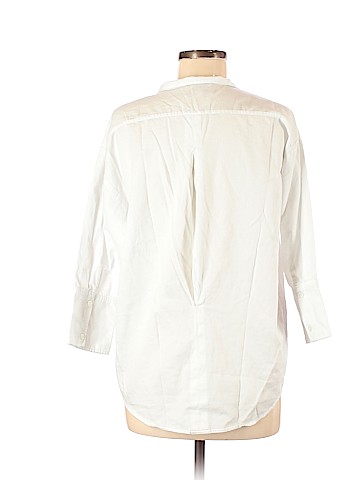 Elizabeth and James 3/4 Sleeve Button-Down Shirt (view 2)