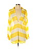 Lucy Love 100% Polyester Yellow Long Sleeve Blouse Size M - photo 1