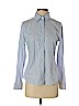 Banana Republic Blue Long Sleeve Button-Down Shirt Size 4 (petite) - photo 1