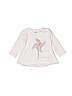 Zara Baby White Long Sleeve Top Size 3-6 mo - photo 1