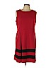 Calvin Klein Red Casual Dress Size 16 (petite) - photo 1