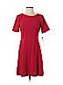 Tahari by ASL 100% Rayon Red Casual Dress Size 4 (petite) - photo 1