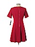Tahari by ASL 100% Rayon Red Casual Dress Size 4 (petite) - photo 2