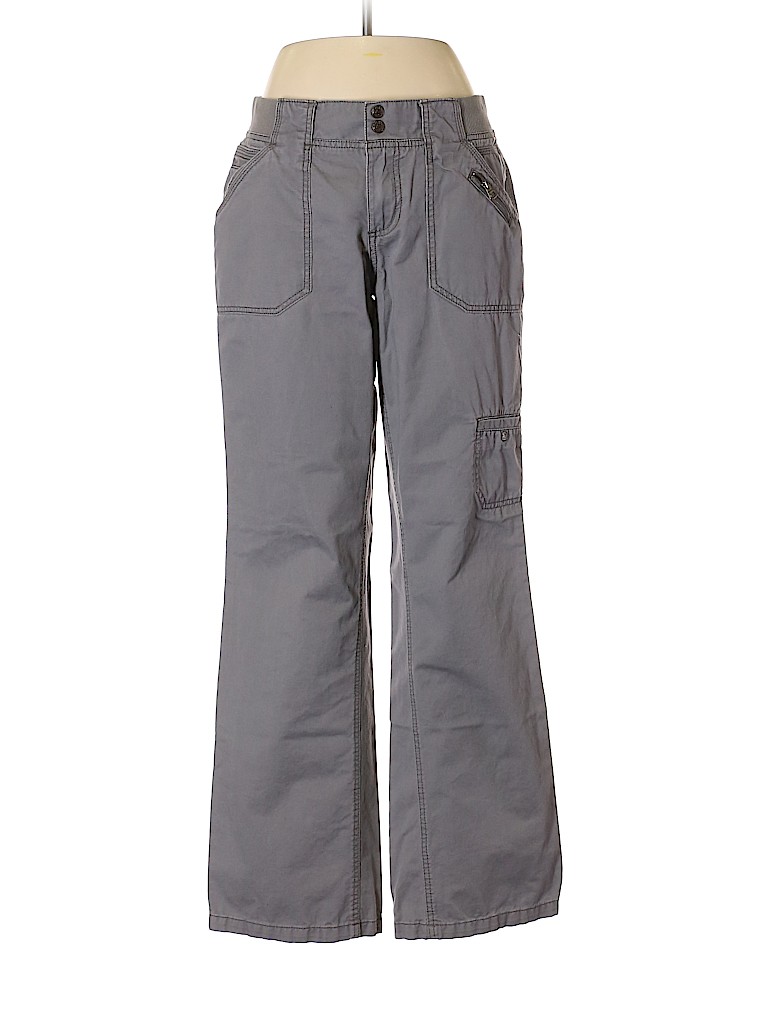 Sonoma Life Style 100 Cotton Solid Gray Cargo Pants Size 6 79 Off Thredup 9350