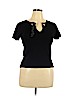 Cable & Gauge Black Short Sleeve Top Size XL - photo 1