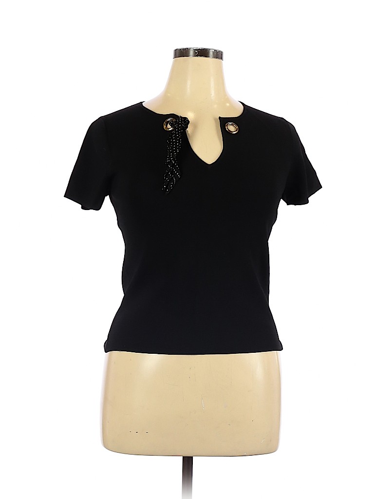 Cable & Gauge Black Short Sleeve Top Size XL - photo 1