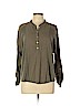 Lucky Brand Green Long Sleeve Button-Down Shirt Size L - photo 1