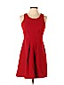 Ann Taylor LOFT Red Casual Dress Size 0 (petite) - photo 1