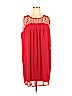 PaperDoll 100% Polyester Red Casual Dress Size 2X - photo 1