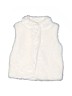 Carter's 100% Polyester White Faux Fur Vest Size 3T - photo 1