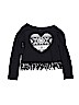 Justice Black Long Sleeve T-Shirt Size 8 - photo 1