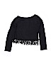 Justice Black Long Sleeve T-Shirt Size 8 - photo 2