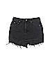 Topshop 100% Cotton Black Denim Shorts Size 4 - photo 1