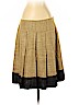 Trina Turk 100% Silk Tan Silk Skirt Size 8 - photo 1