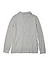 Lands' End 100% Cotton Gray Long Sleeve Polo Size 12 - 14 - photo 2
