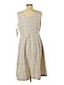 Preston & York 100% Linen Tan Casual Dress Size 10 - photo 2
