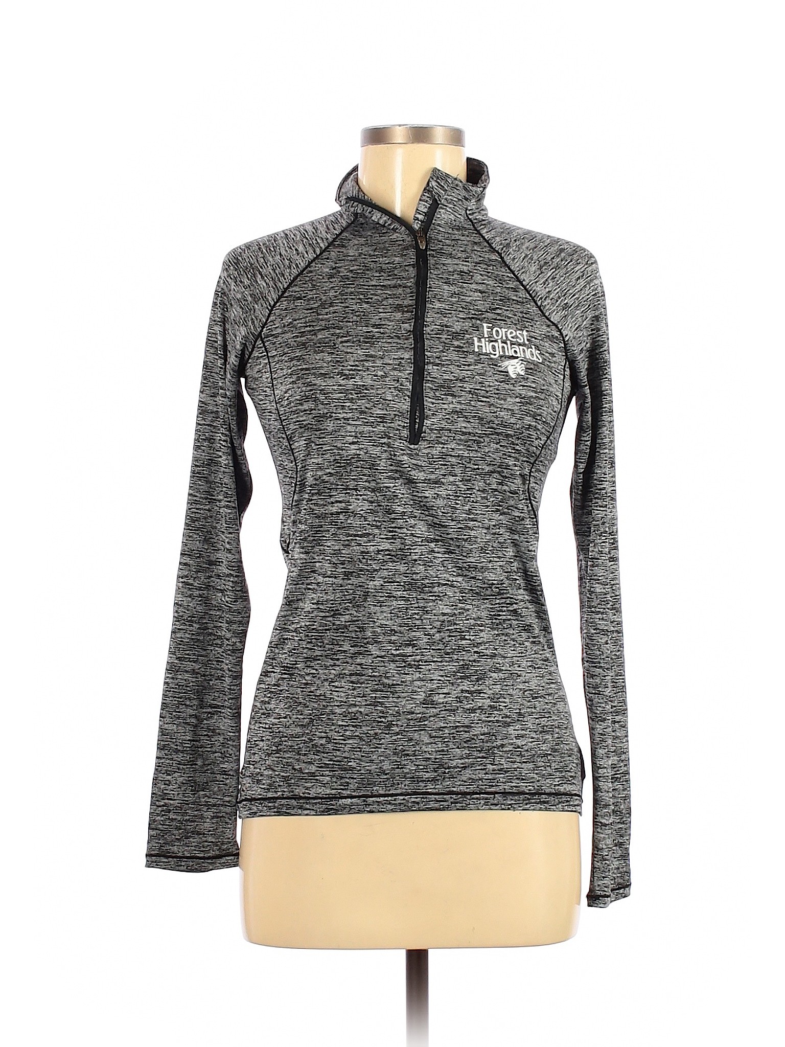 grey under armour coat