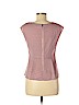 Ann Taylor 100% Polyester Pink Short Sleeve Blouse Size 6 (petite) - photo 2