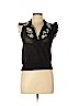 Alice + Olivia Black Sleeveless Top Size L - photo 1