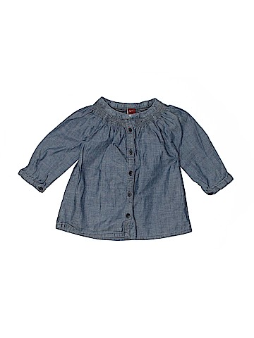 Tea Long Sleeve Button-Down Shirt (view 1)