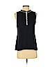 Banana Republic 100% Polyester Blue Sleeveless Blouse Size S (petite) - photo 1