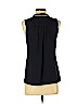 Banana Republic 100% Polyester Blue Sleeveless Blouse Size S (petite) - photo 2
