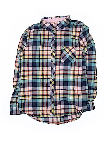 Cat & Jack Long Sleeve Button-Down Shirt (view 1)