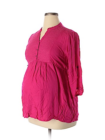 Oh! Mamma 3/4 Sleeve Blouse (view 1)