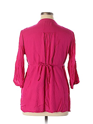 Oh! Mamma 3/4 Sleeve Blouse (view 2)