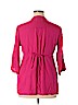 Oh! Mamma 100% Rayon Pink 3/4 Sleeve Blouse Size XL - photo 2