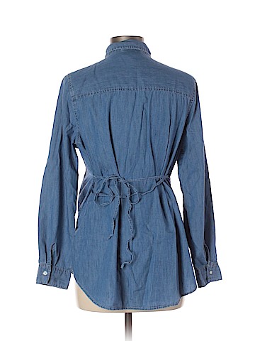 Motherhood Long Sleeve Button-Down Shirt (view 2)