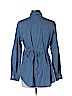 Motherhood Blue Long Sleeve Button-Down Shirt Size L - photo 2