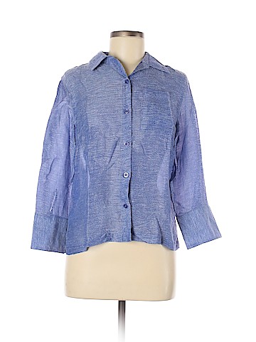 Coldwater Creek 3/4 Sleeve Button-Down Shirt (view 1)