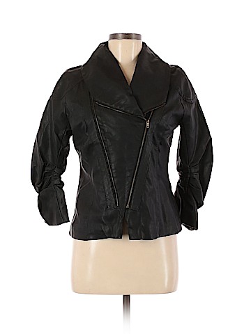 Romeo & Juliet Couture Faux Leather Jacket (view 1)