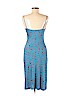 Diane von Furstenberg 100% Silk Blue Casual Dress Size 6 - photo 2