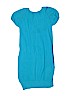 DKNY 100% Cotton Solid Blue Dress Size M (youth) - photo 2