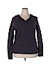 Lane Bryant 100% Acrylic Purple Pullover Hoodie Size 18 - 20 Plus - photo 1