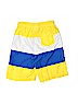 Lands' End 100% Polyester Yellow Board Shorts Size 10 - 12 - photo 2