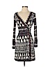 Diane von Furstenberg 100% Silk Brown Casual Dress Size 4 - photo 1