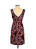 Anthropologie 100% Polyester Burgundy Cocktail Dress Size 4 (petite) - photo 2