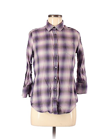 Elizabeth and James 3/4 Sleeve Button-Down Shirt (view 1)