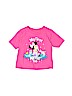 Disney 100% Cotton Pink Short Sleeve T-Shirt 3-6 MO / 6 MO - photo 1