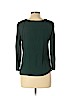 Zara 100% Rayon Green 3/4 Sleeve Blouse Size L - photo 2